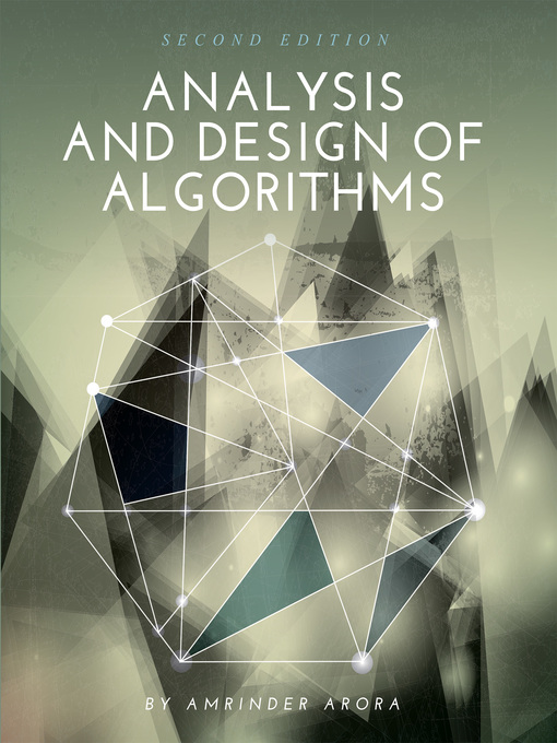 Cover image for Analysis and Design of Algorithms